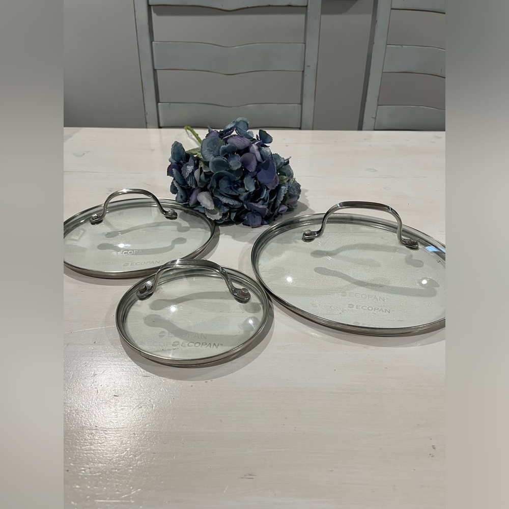 Ecopan Glass Replacement Lid with‎ Handle bundle